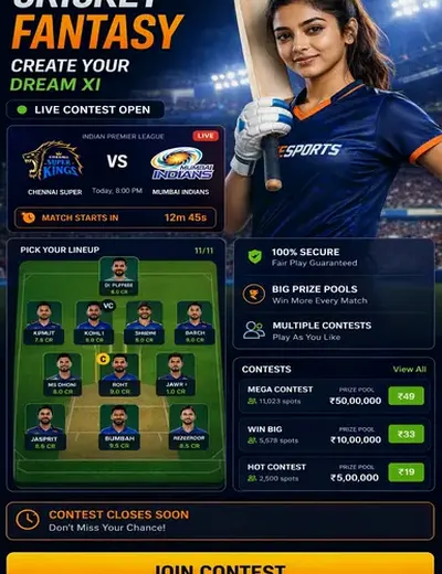 Betesport (bet e sport) fantasy cricket & matchday visual 3